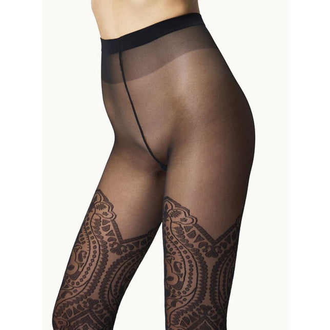 Wolford Dames Panty Ornament Tights 17622 - Jambelles