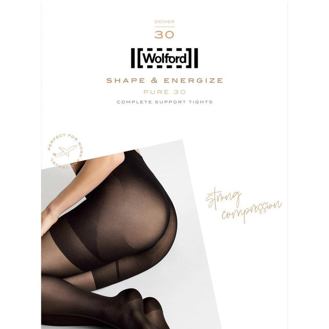 Wolford Dames Panty Pure 30 Shape and Control 14558 - Jambelles
