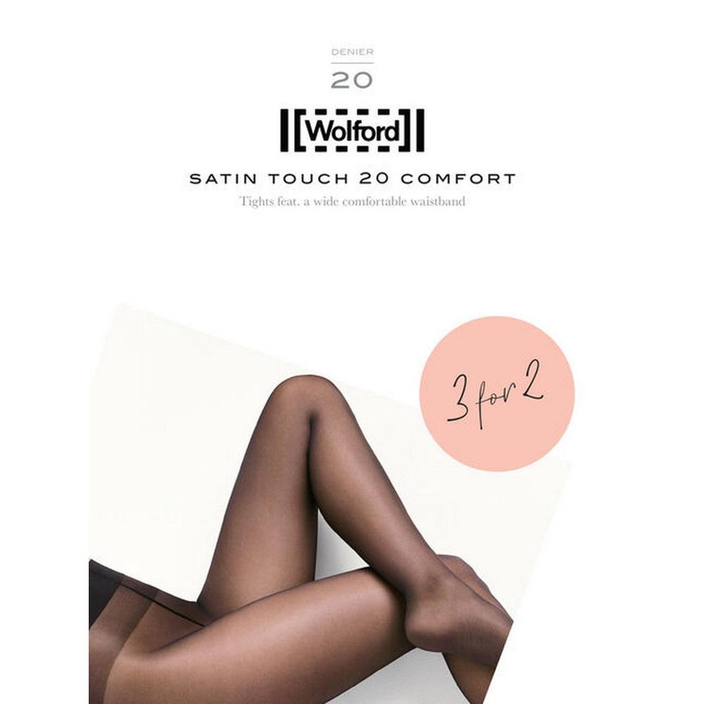 Wolford Dames Panty Satin Touch 20 Comfort 3P 14807 - Jambelles