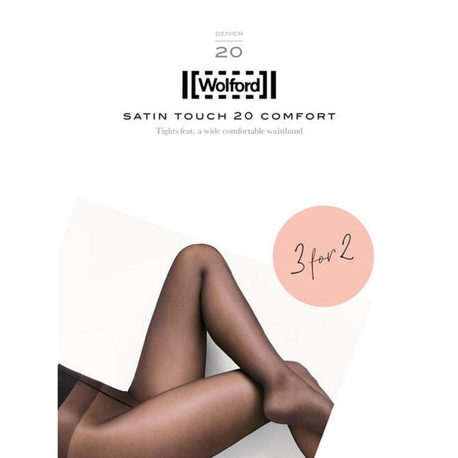 Wolford Dames Panty Satin Touch 20 Comfort 3P 14807 - Jambelles