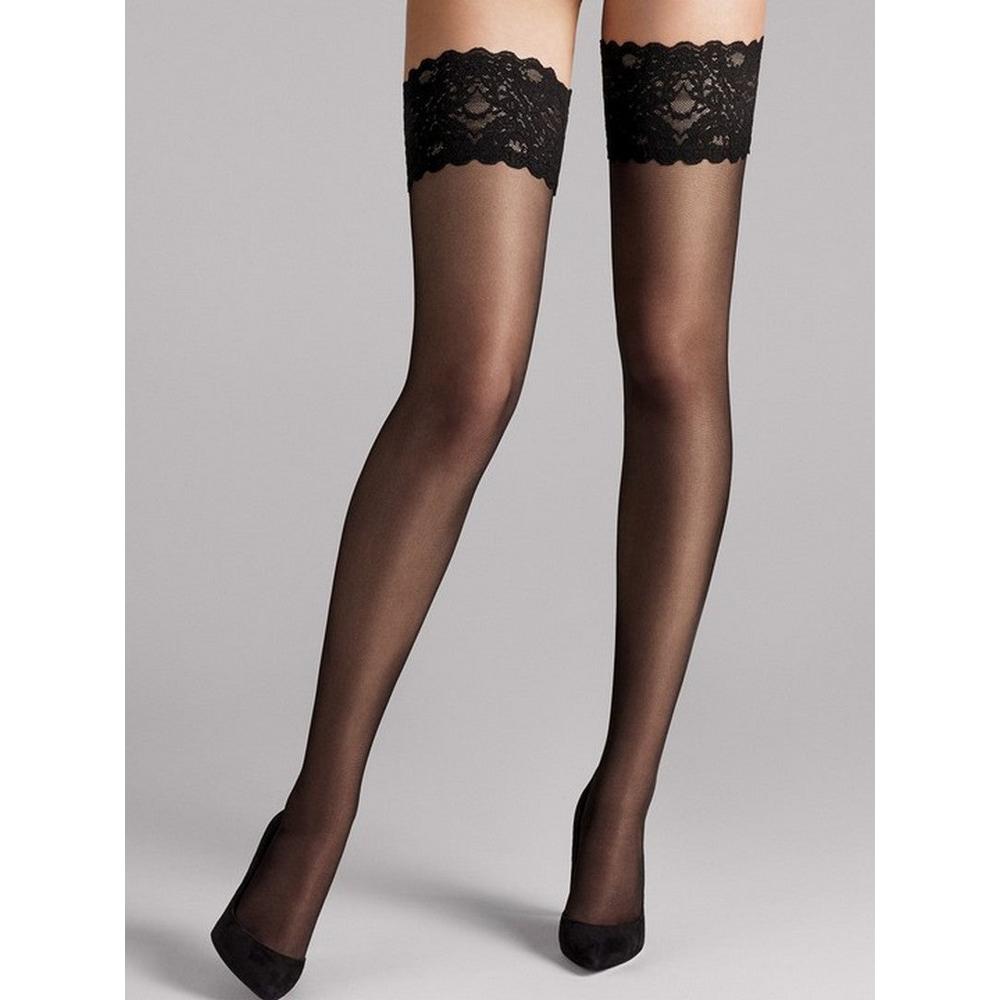 Wolford Dames Stay-up Kousen Satin Touch 20 Stay-Up 21223 - Jambelles