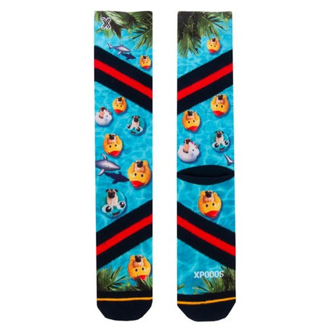Xpooos Heren Sokken Floating Pug 60254 - Jambelles