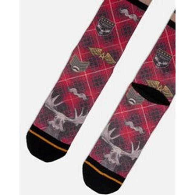 Xpooos Heren Sokken Moose Moustache 60133 - Jambelles