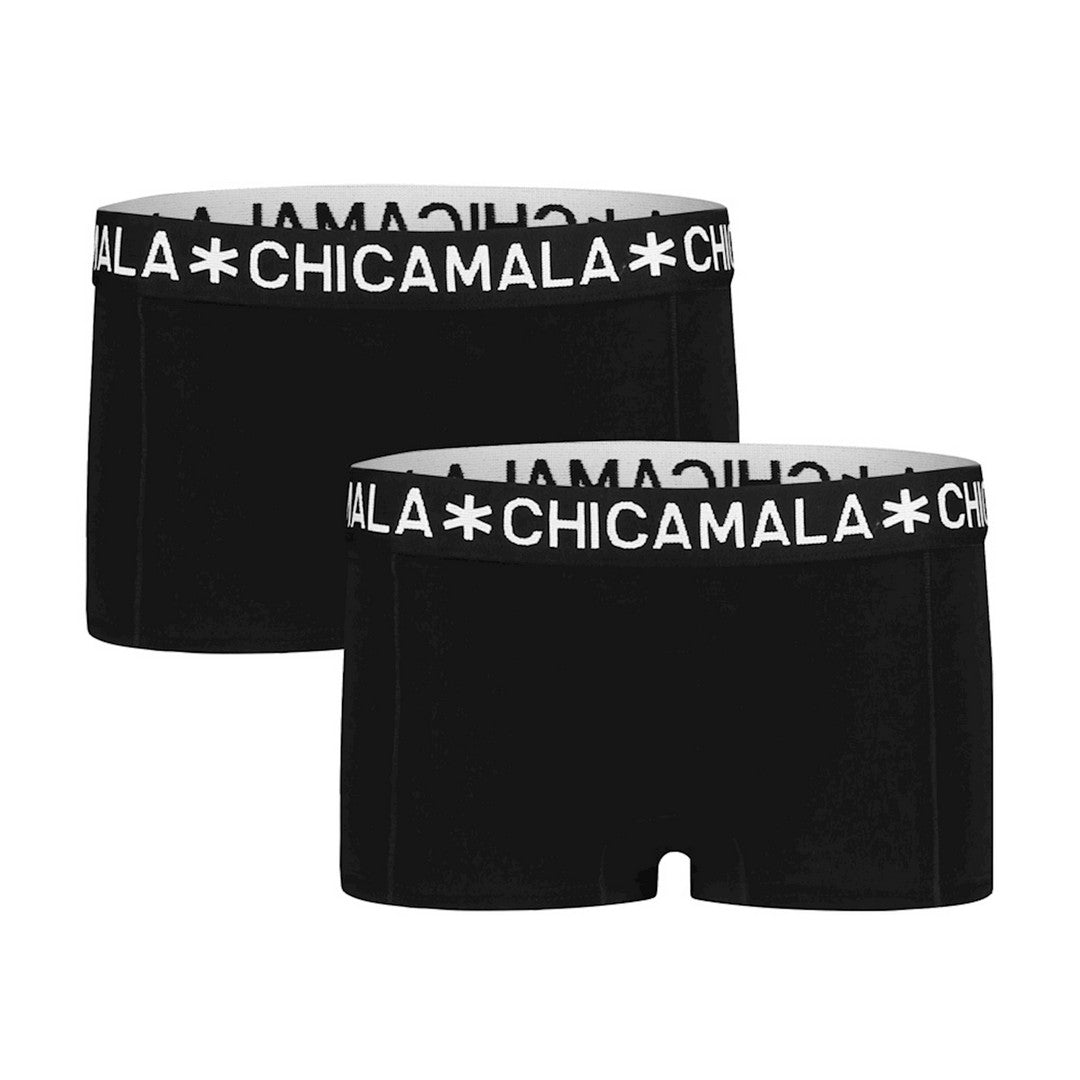 Girls 2- Pack Boxershort Solid 1215JBasic - Jambelles Muchachomalo 134/140 / Black/Black