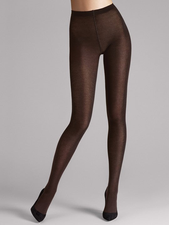 Merino Tights 11310 - Jambelles Wolford SMALL / Mocca