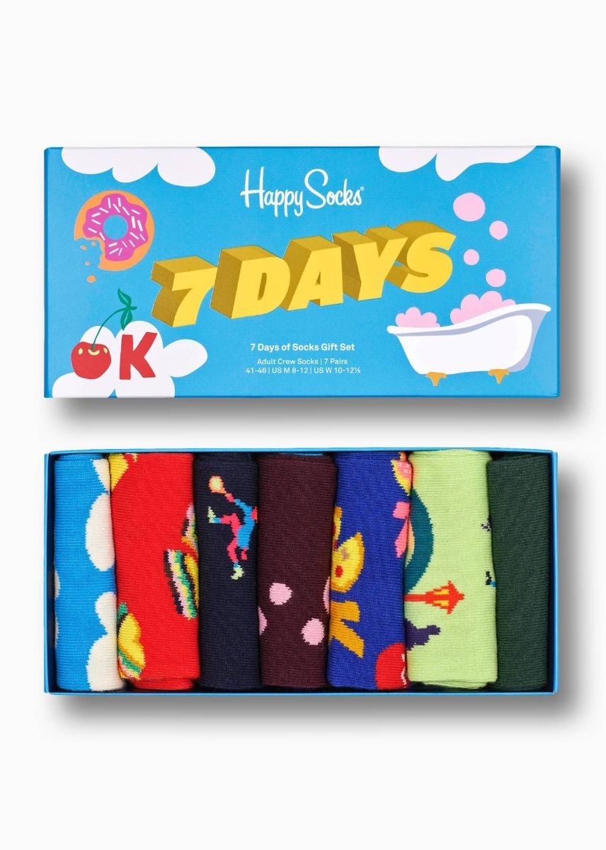 &-Pack 7Day Socks Gift Set 7P XSEV15